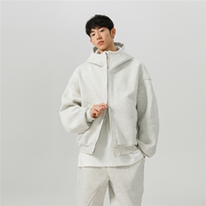 现货1加厚重磅480G短款开衫卫衣套装TTTB05套装-衣P98裤P70，男装卫衣，星座1315