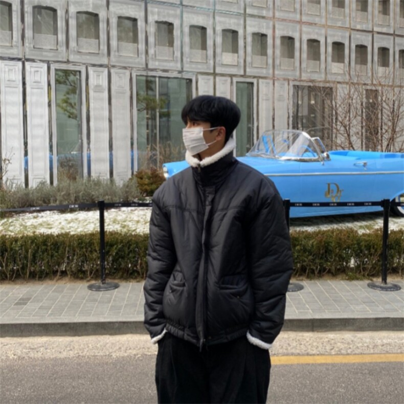 816B-MF805-P120韩压棉保暖棉衣毛领面包服棉袄外套,男装棉衣,星座816B