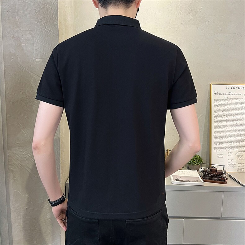 TX02-特P38男T恤夏季短袖半袖上衣夏装半截袖POLO衫-1白控58店主,男装T恤,电商D327