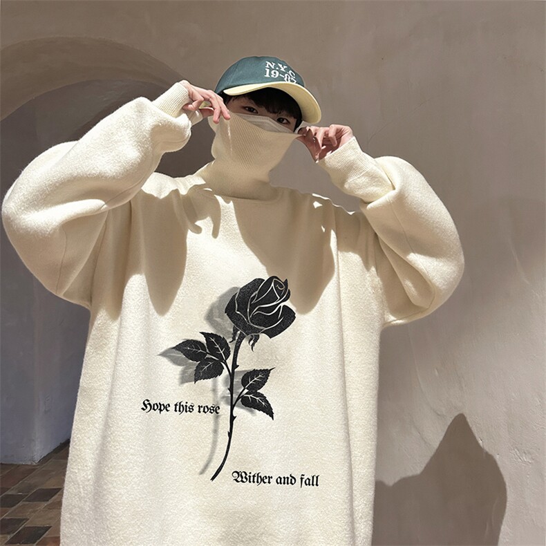 控68高领毛衣男士大码内搭毛线衣男GM45279-P45加绒款-P65,男装针织衫/毛衣,电商A040