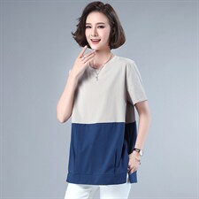 T恤2021年夏季通勤创意短袖宽松圆领韩版,女装T恤,丽影随形