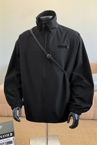 JK205/P65春装新款个性魔术贴立领飞行员夹克男潮外套上衣图片