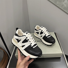 老爹华夫阿甘鞋女平底2024春季新款韩版百搭学生跑步运动鞋潮，女鞋休闲鞋，电商A223