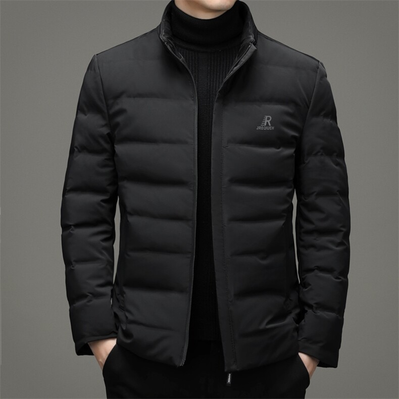 中年羽绒服男冬季宽松立领羽绒服爸爸冬装保暖外套MYYL-177-P180,男装羽绒服,电商B212（原钱塘6029）