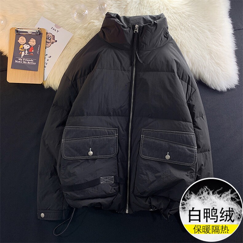 21口袋设计感小众男大码羽绒服外套女外套上衣6013P289限398,男装羽绒服,电商A089-1