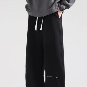 1506-1/KSK241森普服装/P39男春秋款港风潮流抽绳直筒休闲裤日系图片