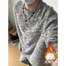 浅灰色加绒