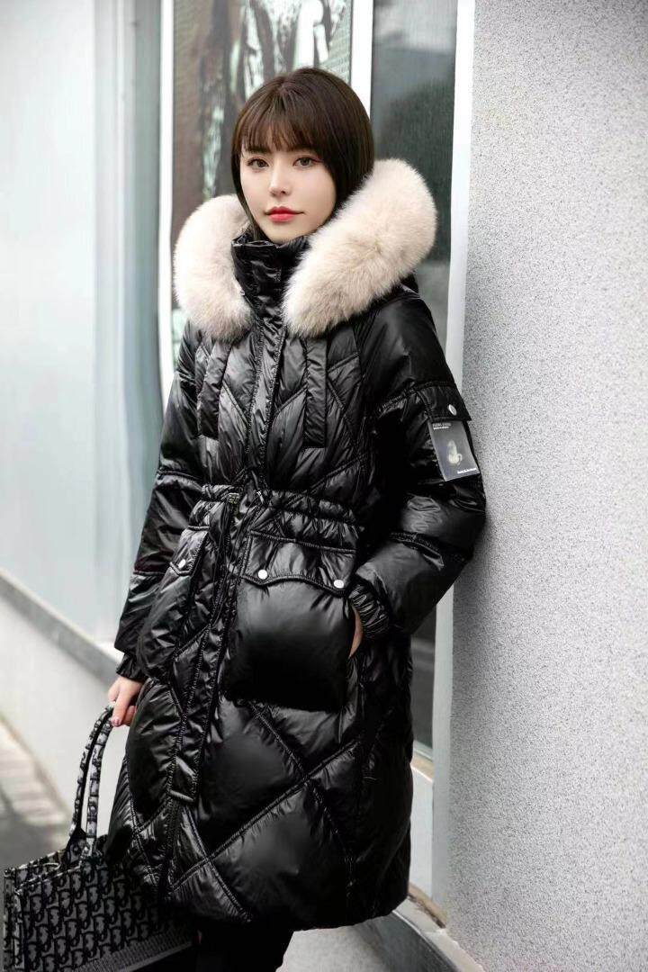 [现货]冬季新款大毛领长款羽绒服，女装羽绒服，德尔菲娜