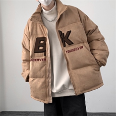 wassuphappy美式棉服男款冬季潮牌痞帅保暖棉衣外套加厚休闲棉袄，男装棉衣，电商A028