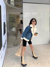 加绒牛仔外套，其它，转角爱尚