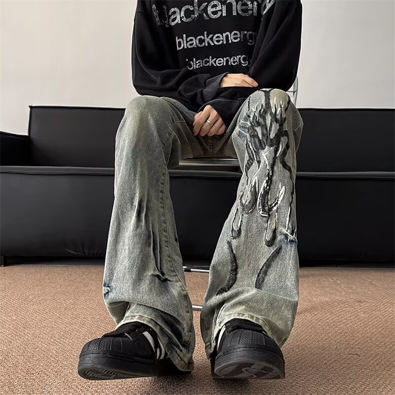 男生牛仔裤长裤A124-P43,男装牛仔裤,电商D312
