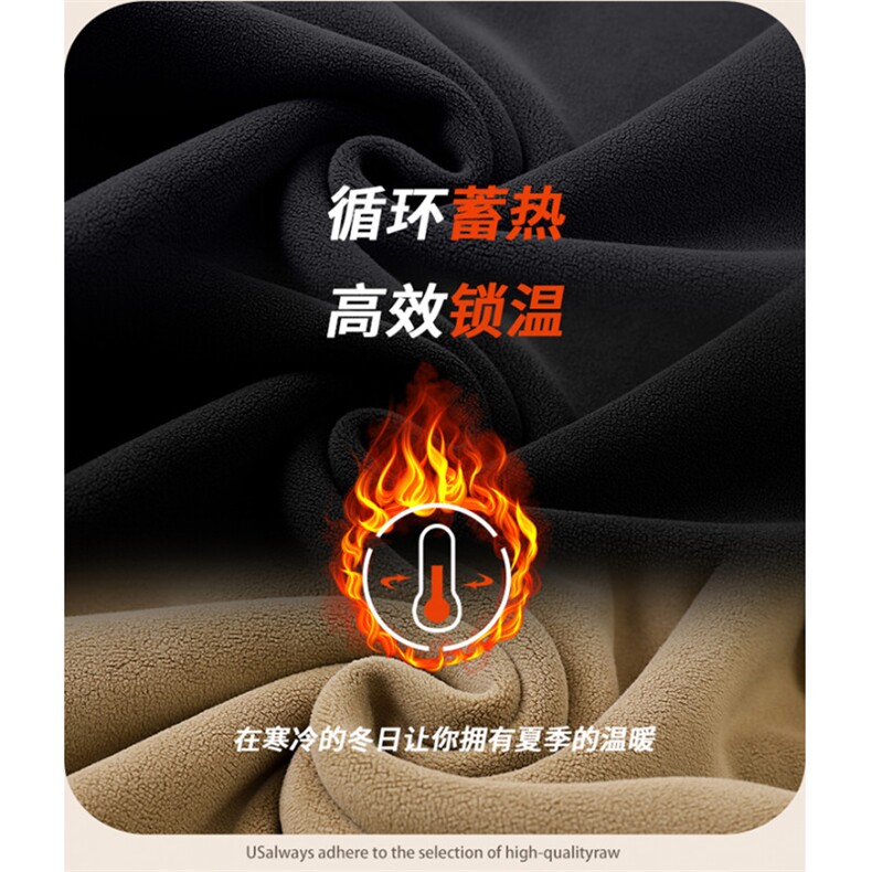 9509小码P52大码P62重磅奥粒绒复合连帽开衫加绒卫衣-99,男装卫衣,星座1107-1