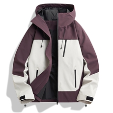 新款男女高品质户外登山服青少年学生冲锋衣夹克外套HS6607，男装夹克，星座1206（原A206）