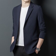春秋季2023新款西服男士中年外套商务休闲单件西装成熟爸爸上衣，男装西服，电商B212（原钱塘6029）