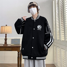 wassuphappy美式棒球服男外套男款春秋季潮流高街青少年休闲夹克，男装夹克，星座1105