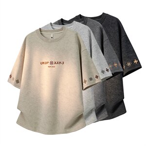 2026美式重磅冰感潮流T桖春夏DX2625特P28控59，男装T恤，电商B208