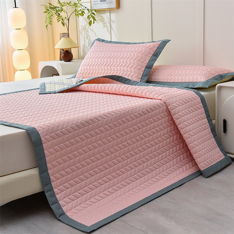 新款10mm新款宽边乳胶凉席凉而不冰-麦穗款，凉席，一起卖家纺