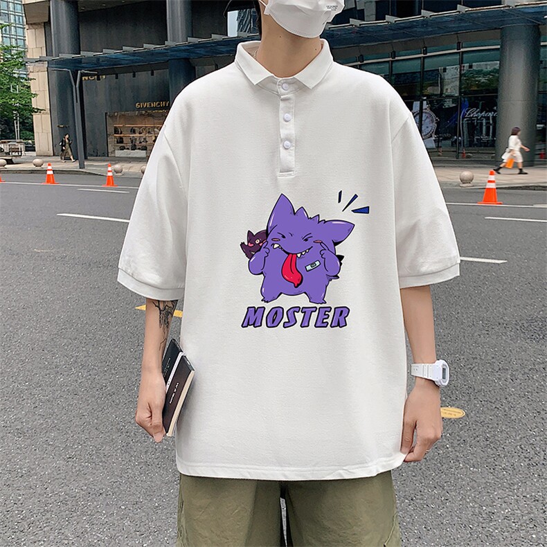 PL57087-P35翻领短袖polo衫男大码胖子半袖t恤男有领保罗衫模特,男装Polo衫,电商A040
