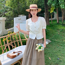 现货~数据好可主推法式气质两件套套裙女，女装套装/套裙，辉之琳