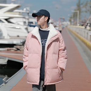 主推十万现货韩版羊羔毛拼接图案保暖摇粒绒棉衣外套MY9073-P80图片