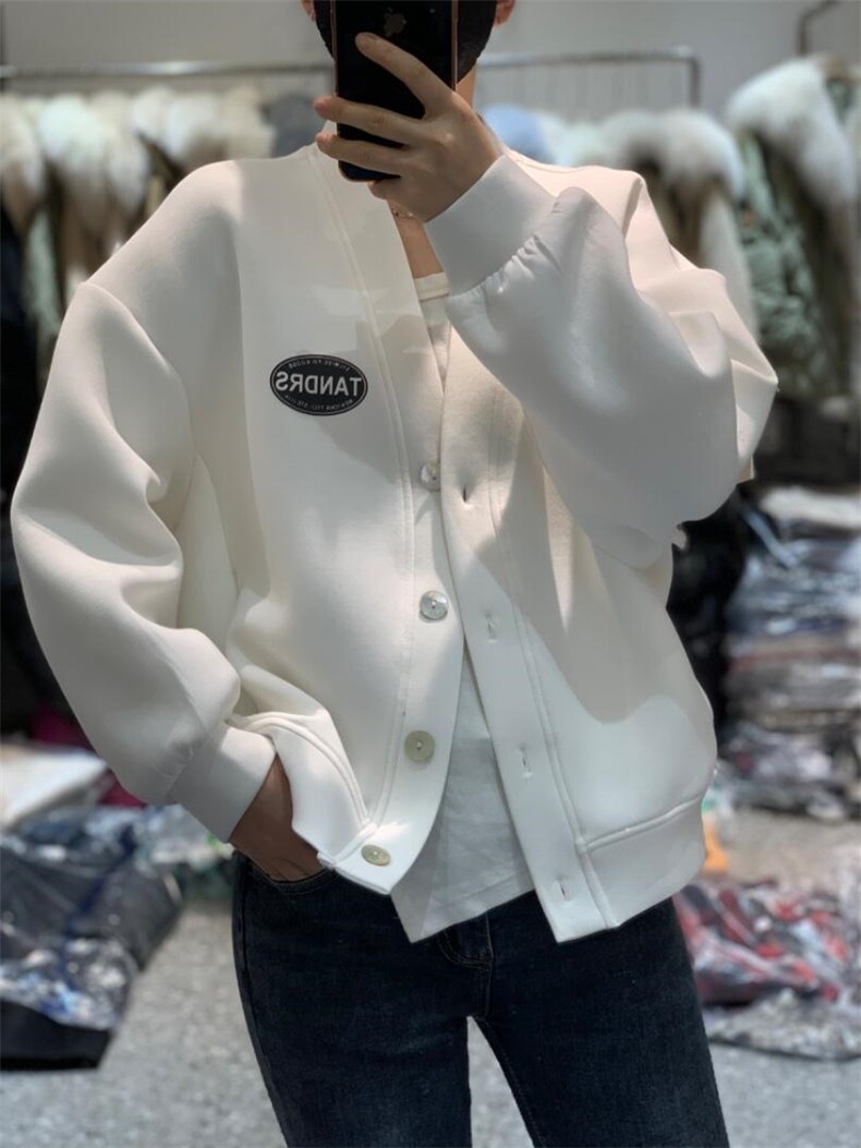 2023春季新款韩版时尚百搭宽松显瘦潮棒球服外套,女装其它,L·H·X