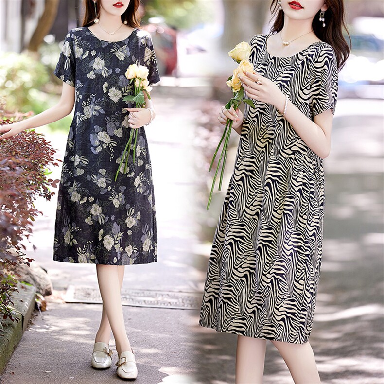 夏季时尚气质收腰显瘦连衣裙2024年夏季，女装连衣裙，倪叶myz