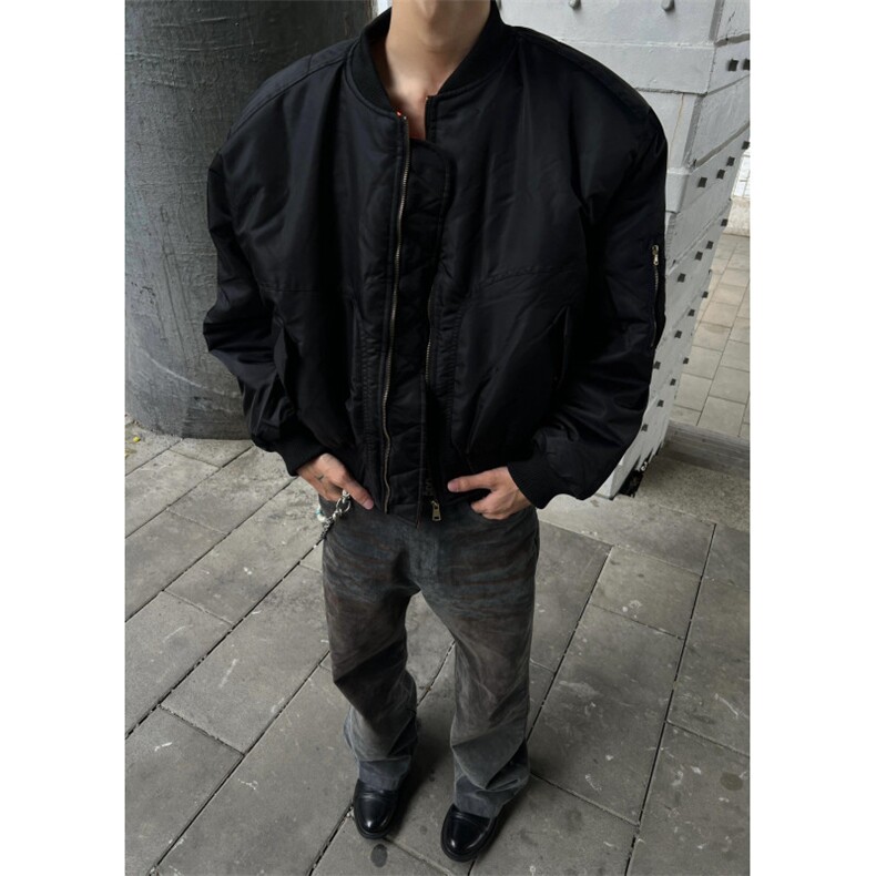 【有货】MY8213LL-特P85红内飞行夹克棉服男高级感棒球服外套，男装夹克，星座1007（原301D）