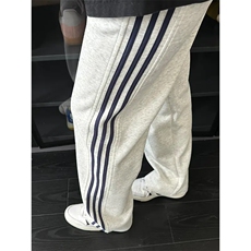 美式ins条纹直筒宽松vibe阔腿休闲长裤男女情侣潮1008-WLJ755-P42，男装休闲裤，星座1008