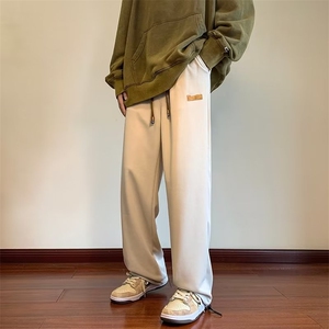运动卫裤直筒裤子男春季新款港风休闲裤K2881P30图片