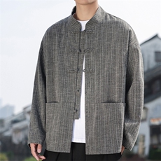 2026春季新款男装风唐装盘扣衬衫新中式汉服衬衣C167-P65，男装衬衫，电商B277(原6028)