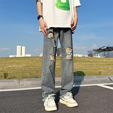 青春流行ins男直筒水洗牛仔裤C969P38，男装牛仔裤，星座1116-2