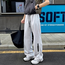 特批P27无差价夏季拉链顺滑宽松男凉感冰丝薄款休闲裤K5787，男装休闲裤，电商A001