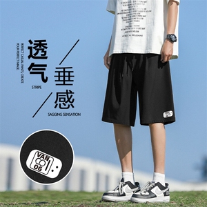 潮流简约宽松时尚舒适五分裤冰感垂顺短裤 DK505-特批-1739图片