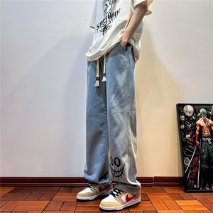 k1076-p48-控68  现货宽松拉链cleanfit牛仔裤马丁靴黑暗图片