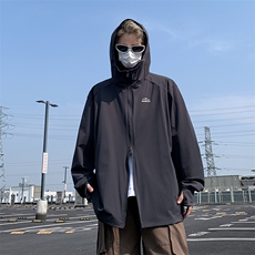 A576-P36日系薄款山系户外冰丝防晒衣潮牌宽松连帽防紫外线外套，男装防晒衣，星座512-6