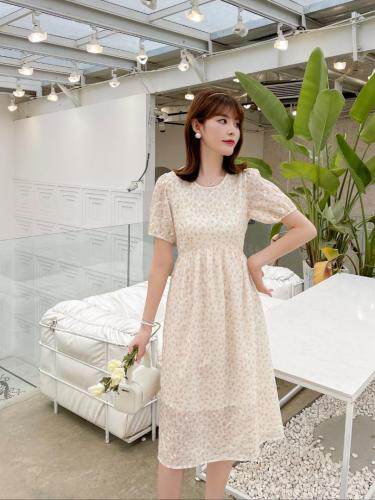 【现货】夏季新款后背蝴蝶结连衣裙，女装连衣裙，芷炫