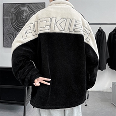 冬季港风加绒加厚羊羔绒棉衣休闲棉服外套男士8853-P115控价138，男装棉衣，电商A441-1