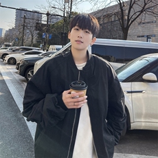 飞行员夹克男解构设计棒球领短外套男XH24-P70，男装夹克，电商B367