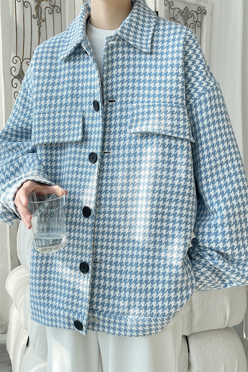 JK9010/P65春装新款现货个性小香风夹克男外套宽松大码潮男上衣,男装夹克,电商A141