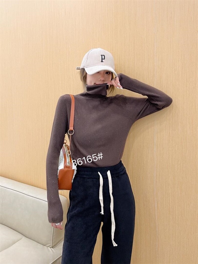 冬季新款高领毛衣系列，女装针织衫/毛衣，千百莲