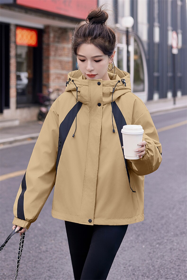 白鸭绒内胆现货主推！2024冬羽绒内胆可脱卸派克服防风冲锋衣,女装羽绒服,韩蜜菓