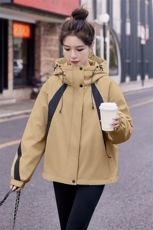 白鸭绒内胆现货主推！2024冬羽绒内胆可脱卸派克服防风冲锋衣，女装羽绒服，韩蜜菓
