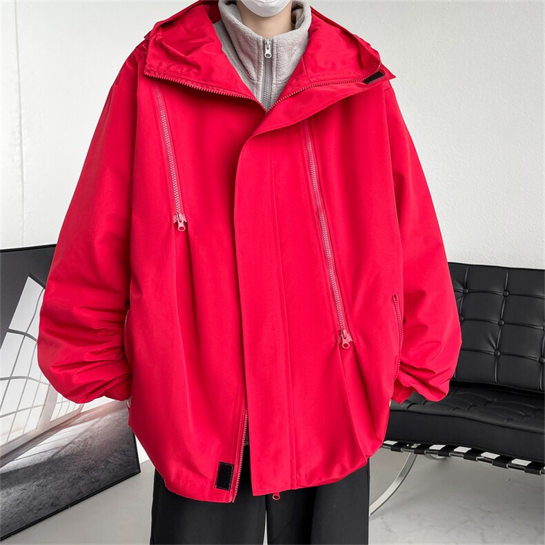 TH800801/P85冲锋衣大码冬季防风防水三合一外套夹克男上衣,男装夹克,电商A141