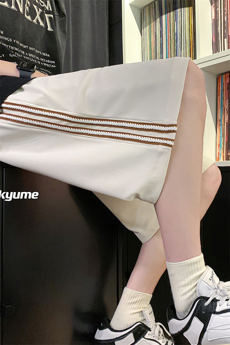 8XL-M冰丝薄款垂感撞色特大码休闲运动五分短裤DK1509P35控48,男装休闲裤,电商D206-1