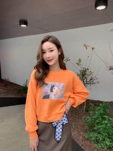 【现货】秋季新款珍珠贴布绣卫衣，女装卫衣/绒衫，法贝萱