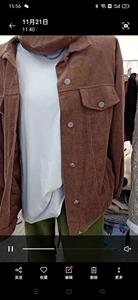 〖现货〗冬季灯芯绒休闲羽绒服，女装羽绒服，Lin Lin