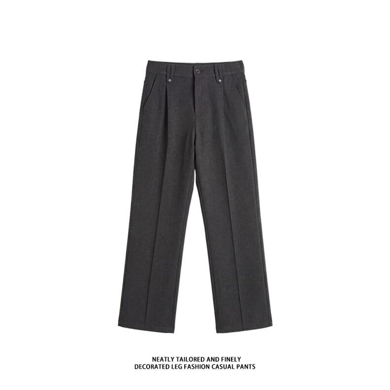 冬季新款高品质TR混纺宽松休闲裤直筒百搭长裤A111-G003-P50，男装休闲裤，电商基地A111