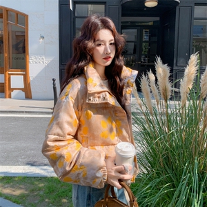 现货主推~秋冬新款加厚提花羽绒服短外套2B237-6171-P295-K428图片
