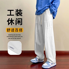 百搭宽松休闲显瘦显高简约时尚长裤K627-特批40，男装休闲裤，星座718-1