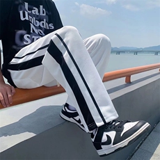 休闲裤男潮流宽松垂感拖地夏季薄款男裤美式高街运动裤K0103-P30，男装休闲裤，星座308B-1